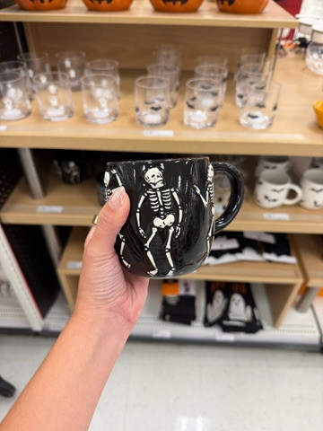 This $5 Target mug is such a cute little Halloween find ☠️🖤 The embossed skeleton detail makes it feel way more special than your basic seasonal mug - perfect for spooky coffee mornings all fall long.

wedding guest dress summer plus size, fall outfits women, teacher outfits, country concert outfits, date night outfits, back to school outfits teen, concert outfit ideas, business casual workwear, fall wedding guest dresses, work outfits
 

 #LTKSeasonal #LTKHome