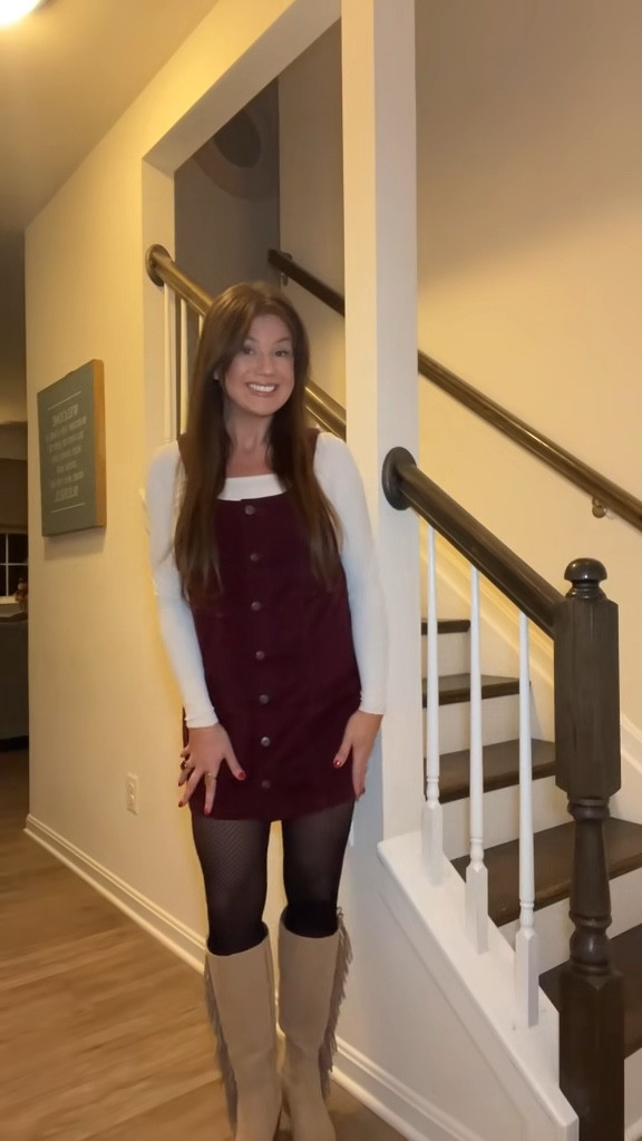 Holiday #ootd! Walmart finds ♥️🎄

Dress: medium 
Boots: 7

#LTKHoliday #LTKCyberWeek #LTKFindsUnder50