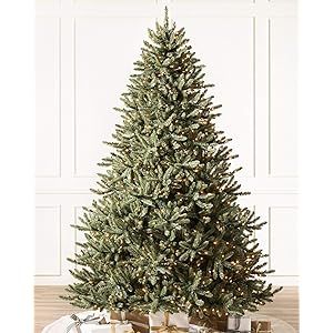 Balsam Hill - Amazon Exclusive - 7ft Premium Pre-Lit Artificial Christmas Tree Classic Blue Spruce w | Amazon (US)