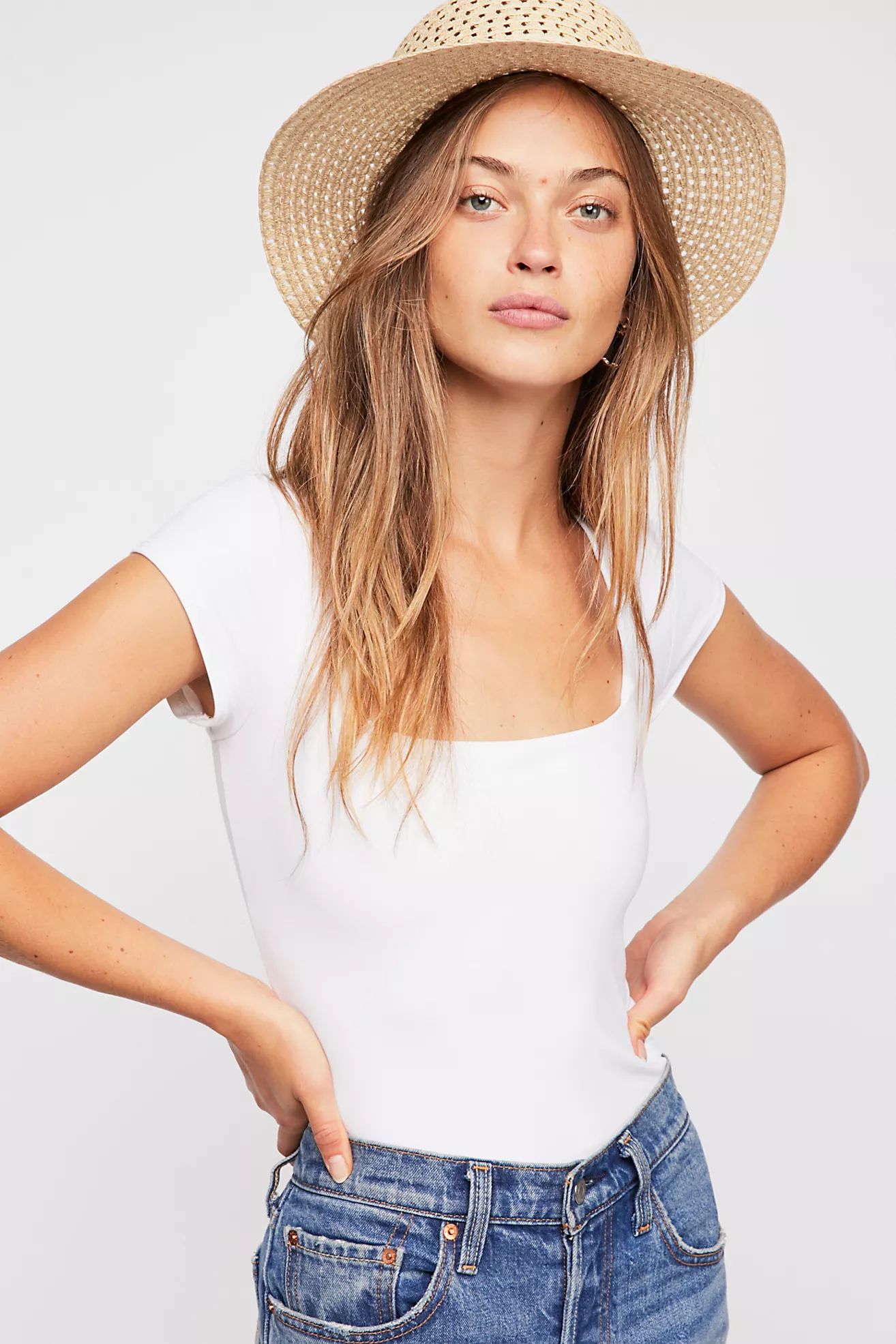 Fair and Square Neck Duo Bodysuit | Free People (UK)