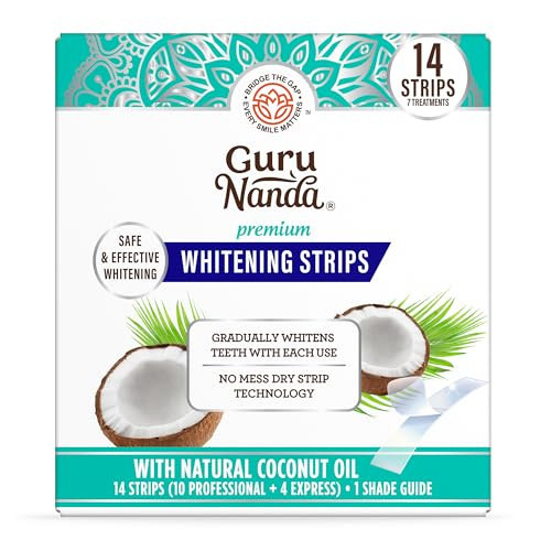 GuruNanda Teeth Whitening Strips - 7-Day Treatment with Non-Slip, Dry Strip Technology - Whitening Designed with Care for a Brighter Smile | Amazon (US)