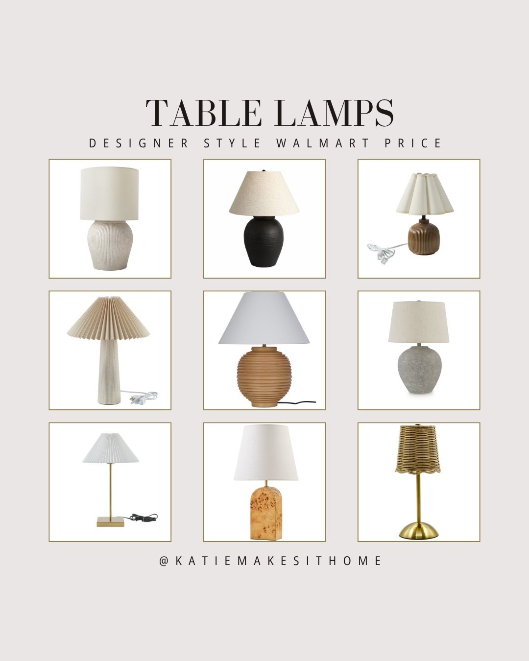 Designer look for less table lamps - modern, timeless, classic, living room decor, bedroom decor,  fluted lamp, pottery lamp, ceramic lamp, Walmart finds, antique style lamp, 

#LTKFindsUnder100 #LTKHome #LTKFindsUnder50