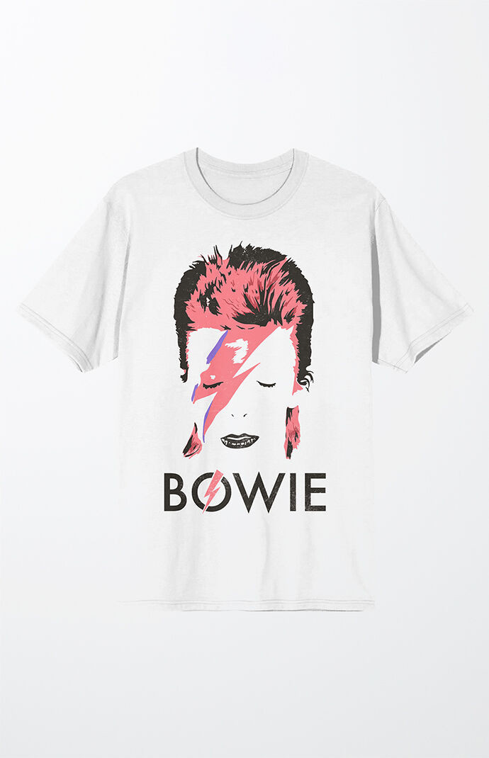 Men's David Bowie Ziggy Stardust T-Shirt in White - Size Large | PacSun