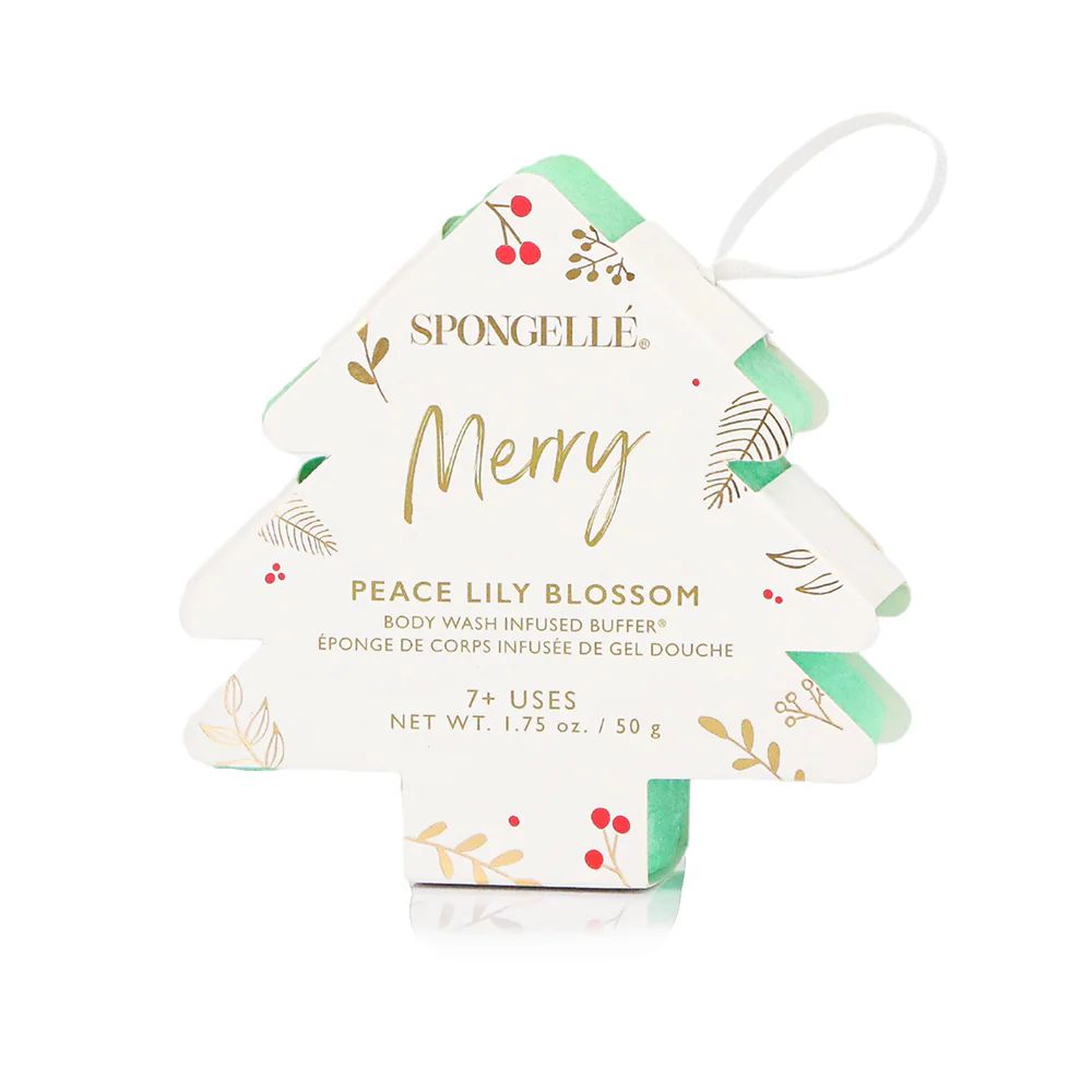 Merry | Holiday Tree Ornament | Spongelle
