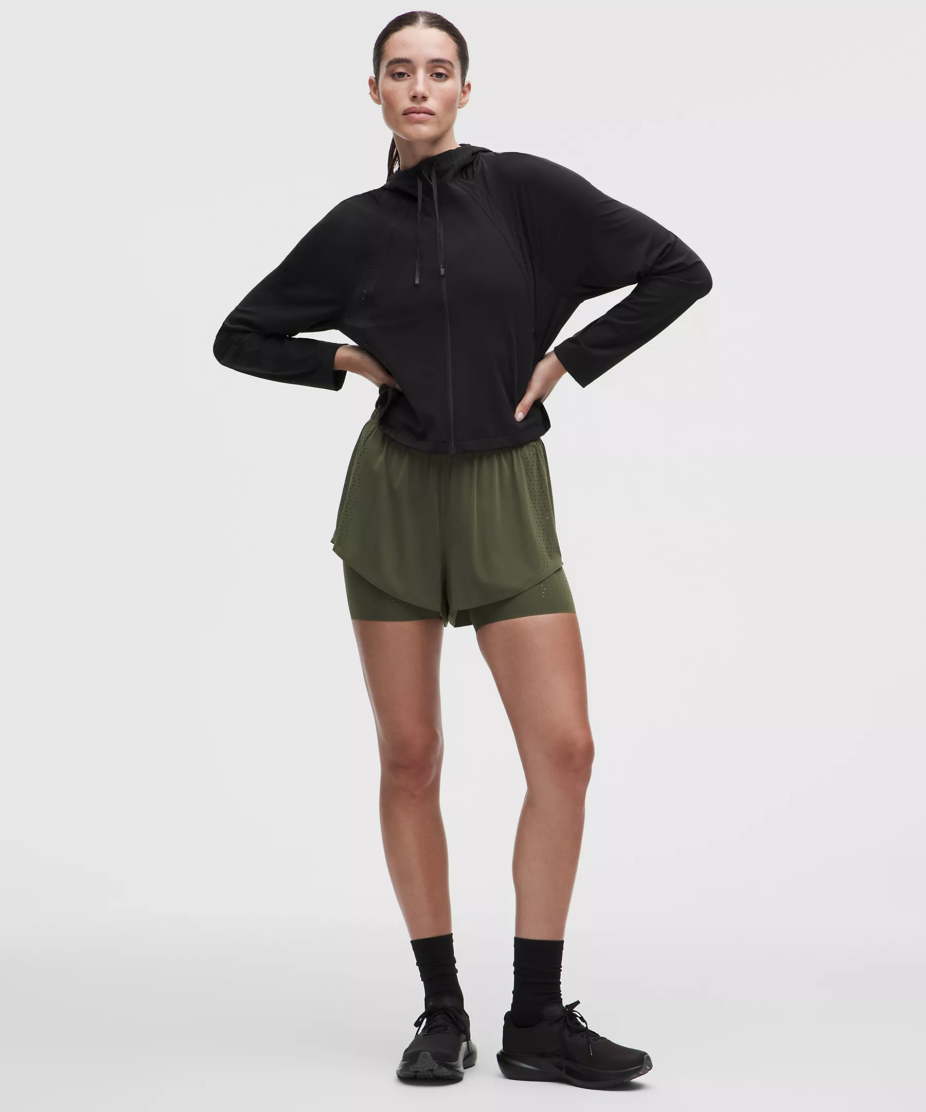 Sleek Perforated Running Jacket | Lululemon (US)