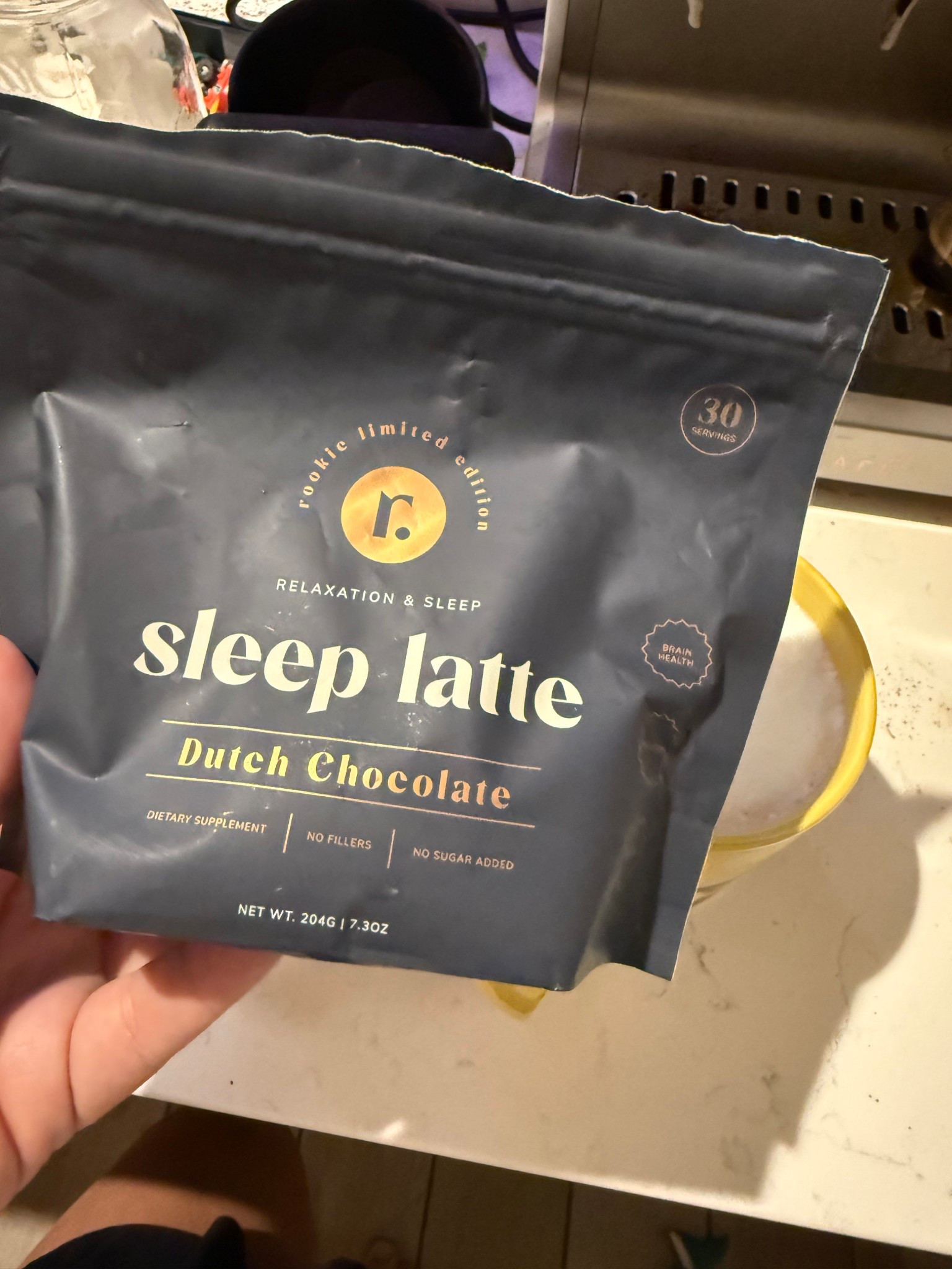 The new sleep latte from rookie is so good. It tastes delicious and after 3 days I can confirm it improved my sleep! I still have young ones who are waking me in the night but I feel like the sleep I do get is definitely better quality. Code CIARA for a discount! 

#LTKHome #LTKFindsUnder50