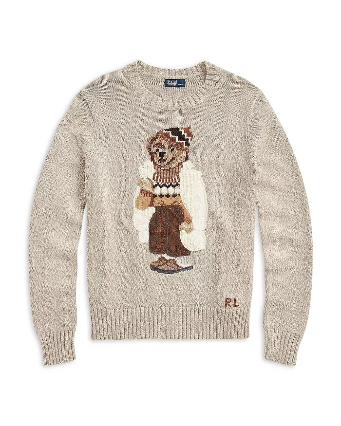 Intarsia Knit Polo Bear Sweater | Bloomingdale's (US)