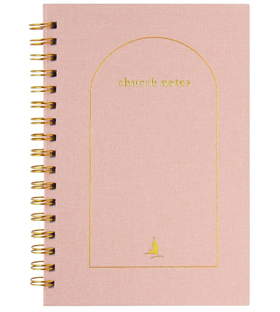 Church Notes Journal - Sermon Notes Christian Notebook - Bible Study Journal Original Linen Hardc... | Amazon (US)