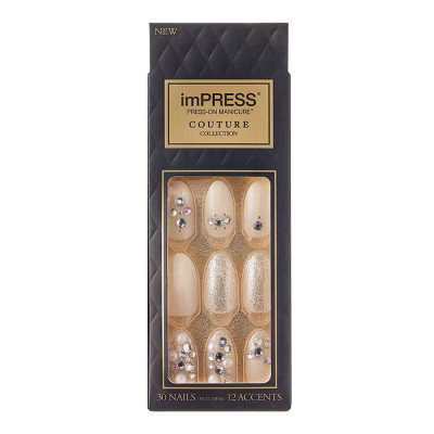 Kiss imPRESS Couture False Nails Collection Luxurious - 30ct | Target