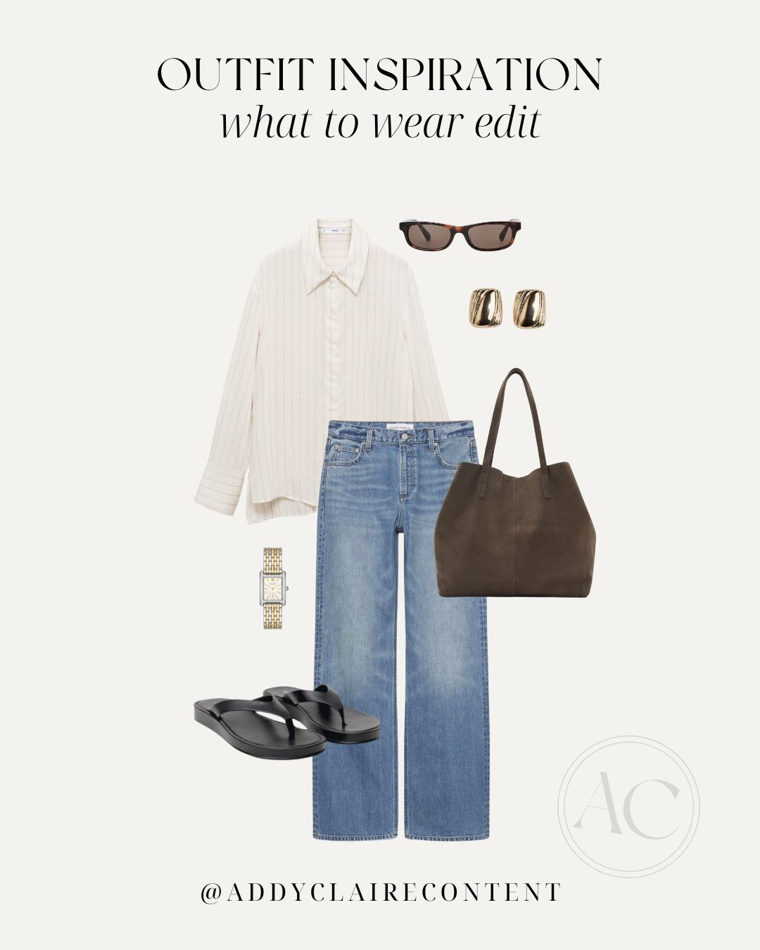 Easy Spring and Summer outfit idea!

casual outfit/ running errands outfit/ capsule wardrobe/ jeans outfit/ jeans/ minimalist outfits/ easy outfit ideas/ neutral outfits/ spring fashion trends/ affordable fashion finds/ clean girl style/ capsule wardrobe 

 #LTKSeasonal #LTKFindsUnder50 #LTKFindsUnder100