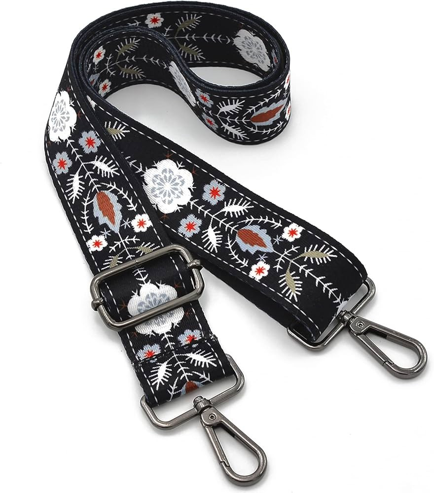 ROYGBCP Crossbody Strap for Purses Replacement Adjustable Guitar Multicolor Style Handbag Straps | Amazon (US)