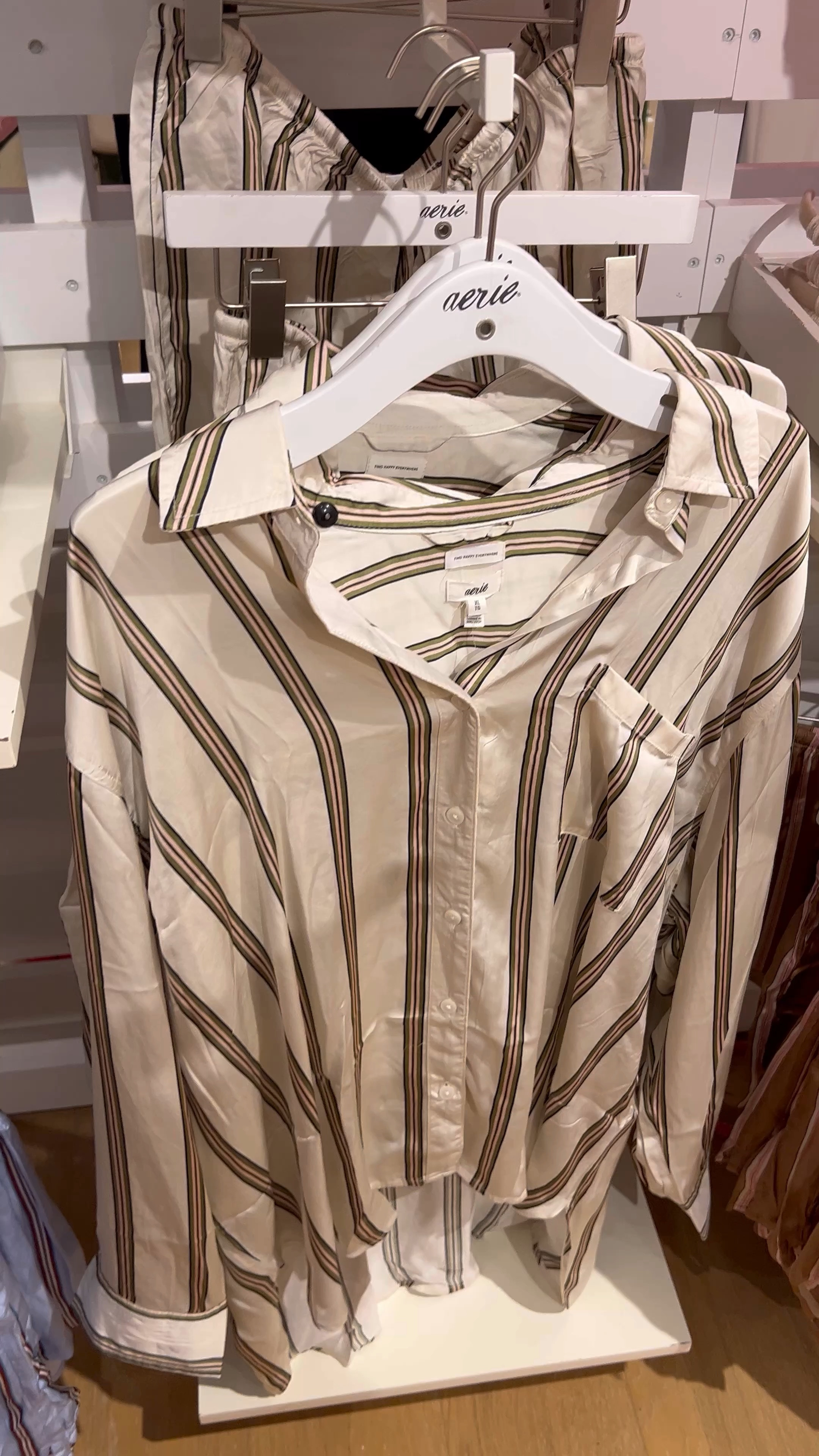 Aerie silk pajamas pj to party shirt shorts pants 
Sale 30% off everything 

#LTKunder50 #LTKsalealert #LTKstyletip