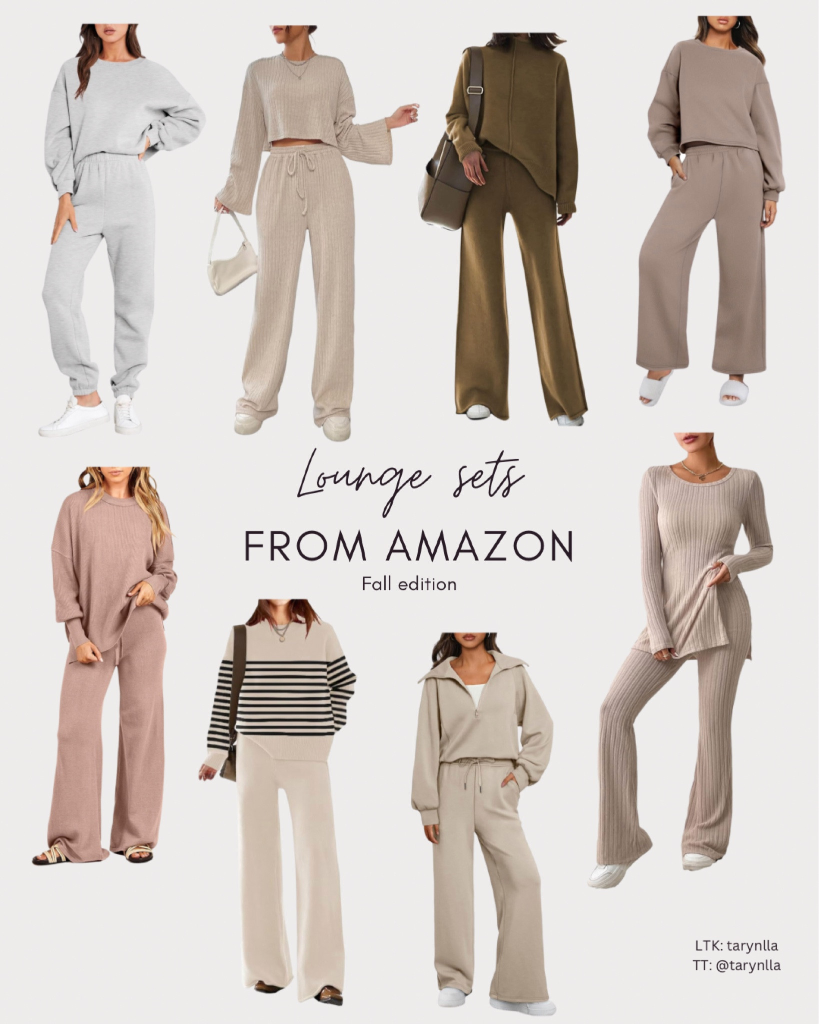 Fall outfit- 
Matching two piece lounge sets from Amazon perfect for being cozy this fall and winter 

#LTKfindsunder50 #LTKstyletip #LTKSeasonal