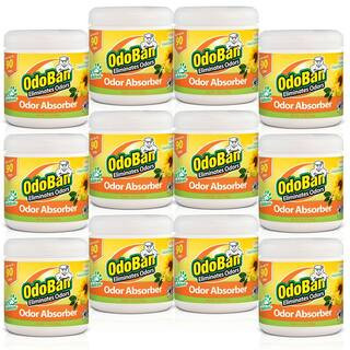 14 oz. Citrus Solid Odor Absorber, Odor Eliminator for Smoke Odor & Musty Smell in Home, Bathroom, Pet Areas (12 Pack) | The Home Depot