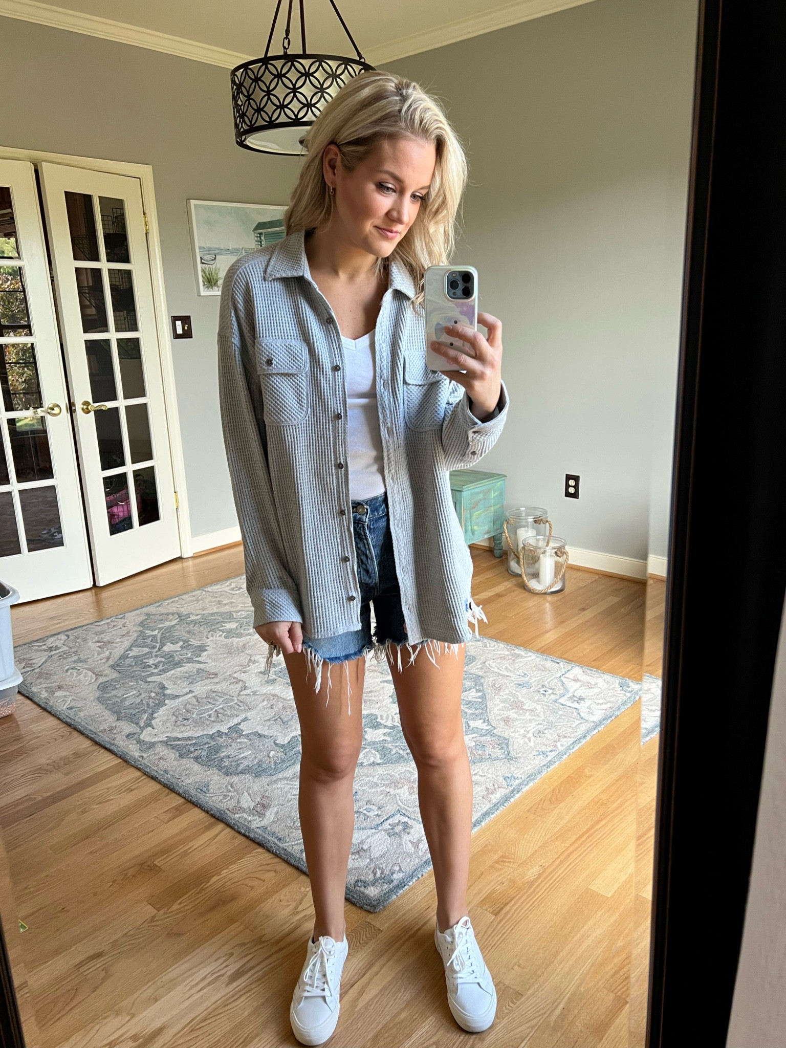 Waffle shirt-size small 

#LTKunder50 #LTKSeasonal #LTKsalealert