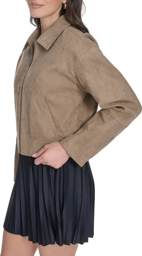 Faux Suede Bomber Jacket | Nordstrom