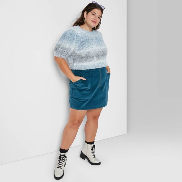 Women's Spacedye Short Sleeve Crewneck Pullover Sweater - Wild Fable™ | Target