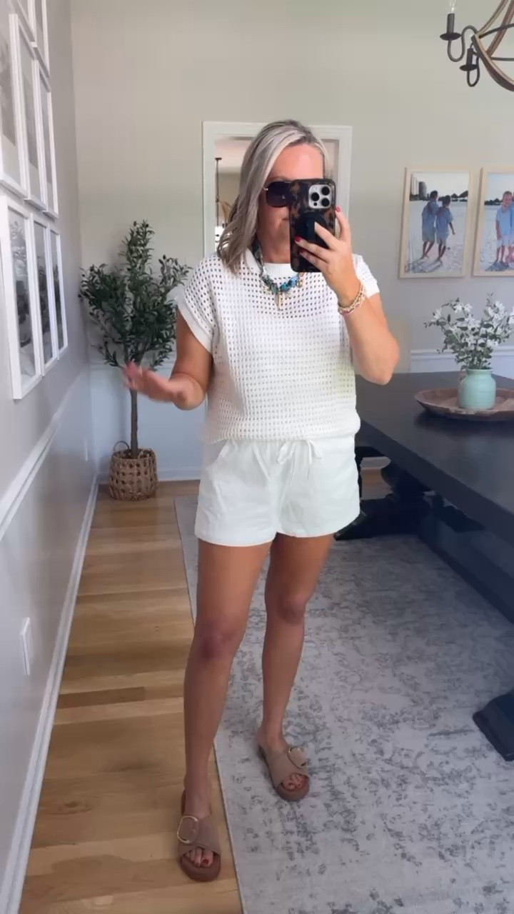 This all white summer look feels so clean and effortless 🤍 Lightweight, comfy, and one of those outfits you’ll keep reaching for on repeat all season long.

summer outfit idea, white monochrome outfit, casual summer style, comfy shorts outfit, neutral outfit inspo, easy everyday outfit, vacation outfit idea, mom style outfit, lightweight summer fashion, casual chic look, relaxed summer outfit, affordable fashion finds, lovelylifestyling

#LTKTravel #LTKootd #LTKSeasonal