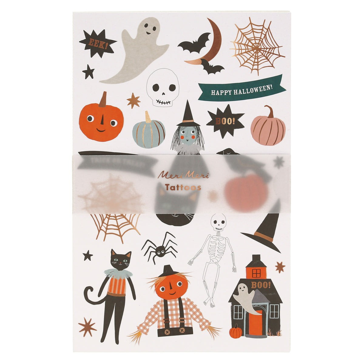 Pumpkin Patch Tattoo Sheet (x 2 sheets) | Meri Meri
