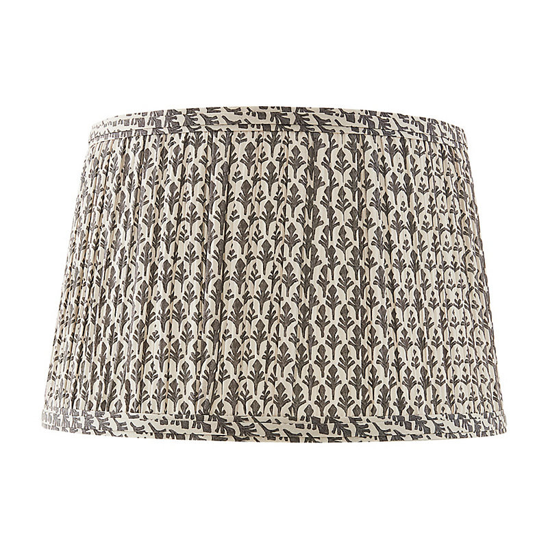 Leighton Pleated Lamp Shade - Stone, 9 1/2"H X 14" Diameter w/11" Top Diameter - Ballard Designs | Ballard Designs, Inc.