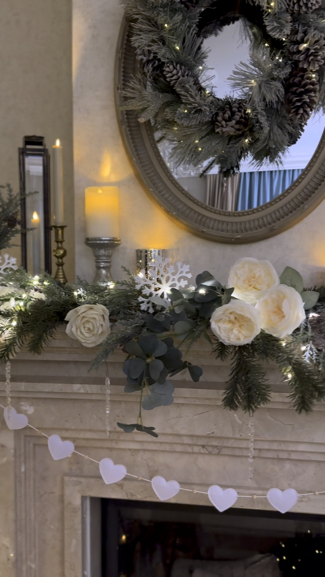 Valentine’s Day decorations, faux roses (on major sale!), living room mantle decor, romantic style home decor 

#LTKWatchNow #LTKHome #LTKMostLoved