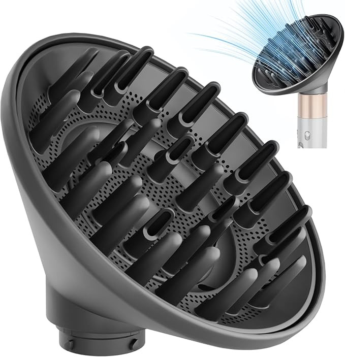 YTCHYYSK Large Diffuser Attachment Compatible with Dyson Airwrap, Upgraded Bigger Diffuser Nozzle... | Amazon (UK)