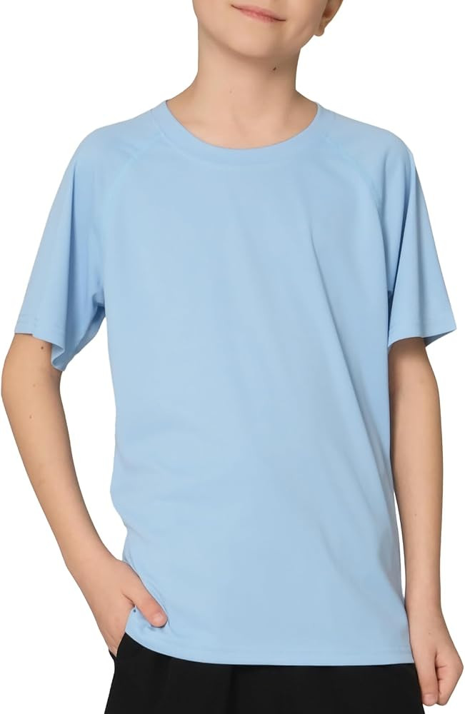 Kinder UV Shirt Rashguard Shirts f\u00fcr Jungen Kurzarm Schwimmshirt f\u00fcr Kinder Schnelltroc... | Amazon (DE)