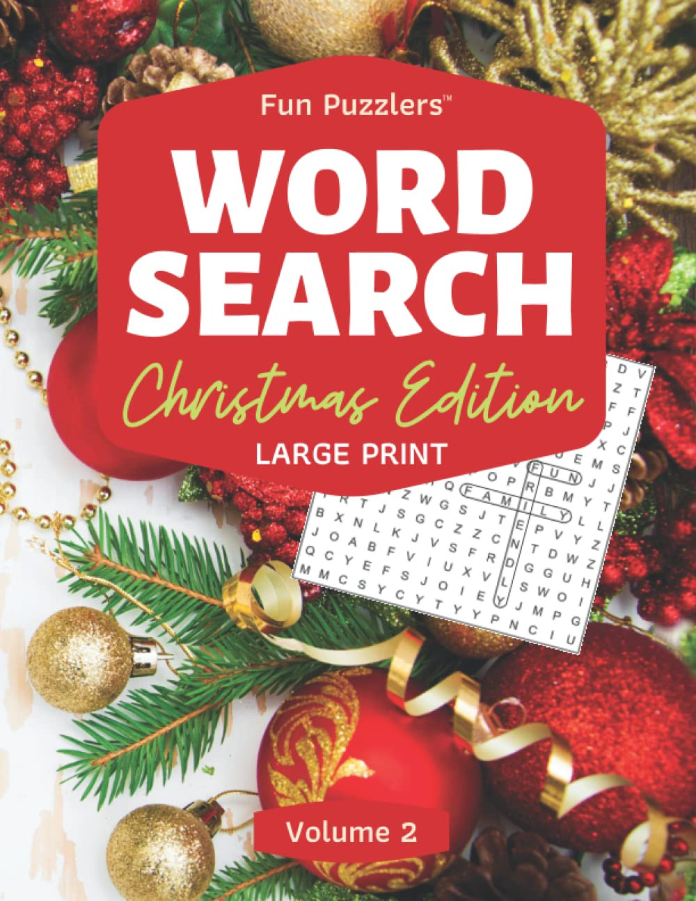 Word Search: Christmas Edition Volume 2: Large Print (Fun Puzzlers Large Print Word Search Books ... | Amazon (US)