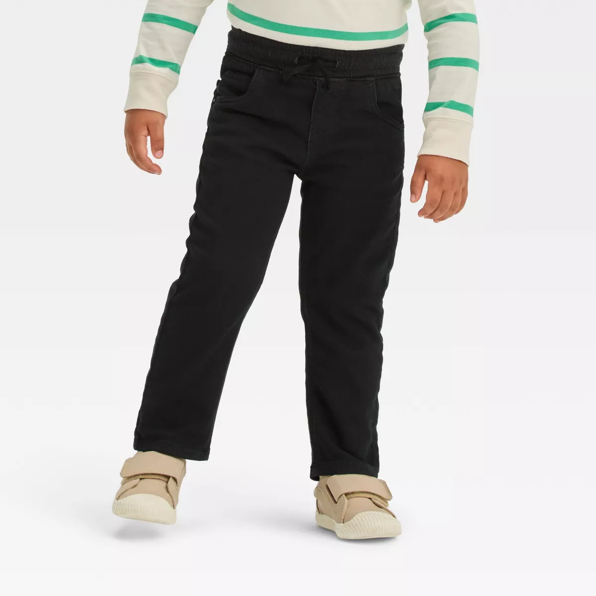 Toddler Boys' Straight Leg Denim Pants - Cat & Jack™ Black | Target