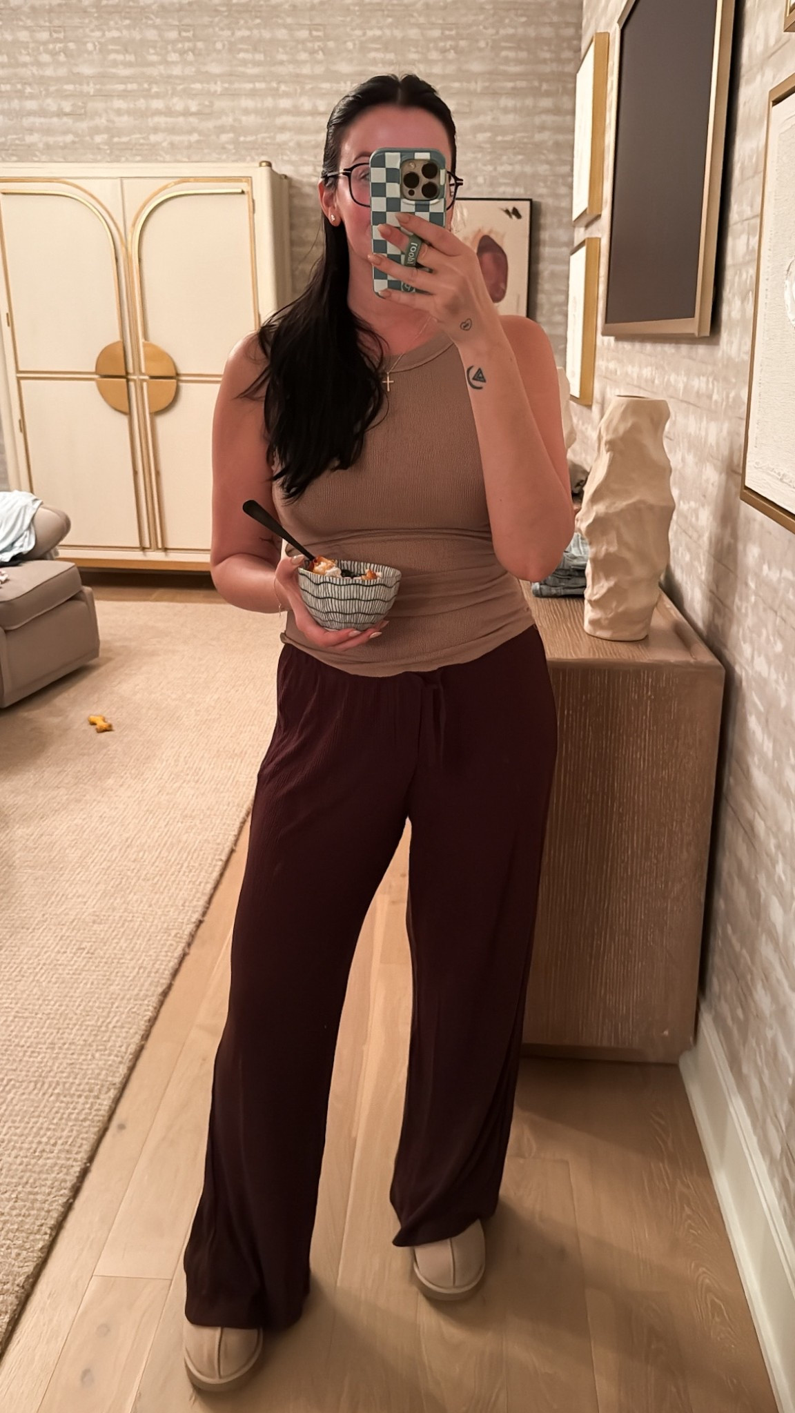 My favorite Target pajama pants now come in this beautiful brown! I’m in M

#LTKFindsUnder50 #LTKStyleTip