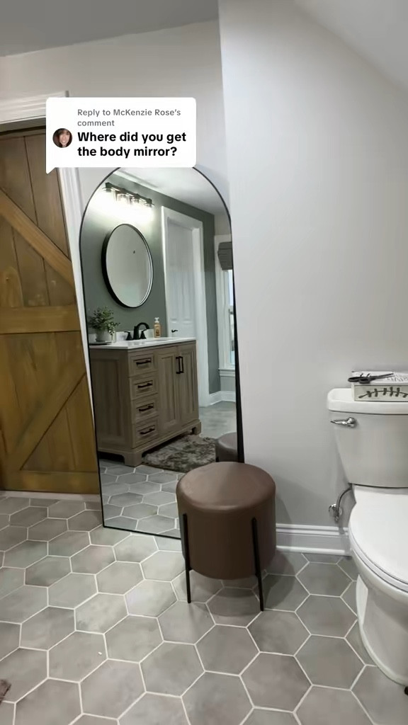 The mirror that makes every outfit hit different ✨ This sleek full-length body mirror instantly elevates my space and is perfect for outfit checks, GRWM moments, and making any room feel bigger + brighter. Linking the exact one I have 🤍
#LTKhome #LTKfinds #LTKunder100 #HomeFinds #HomeDecor #BodyMirror #FullLengthMirror #ApartmentDecor #BedroomDecor #NeutralHome #AffordableHome #AmazonHome #MirrorSelfie #StyleAtHome

#LTKselfcare #LTKootd #LTKHome