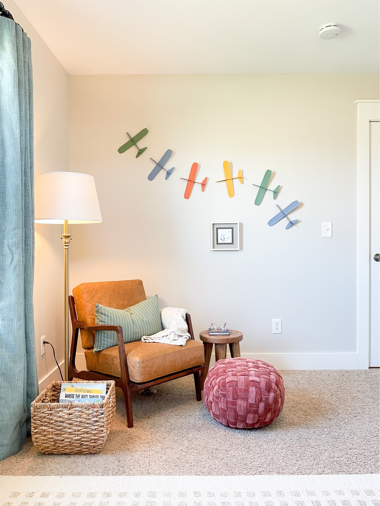Kids room reading corner in the new airplane nursery 📚 
.
#ltkunder100 #primeday #ltkhome

#LTKkids #LTKbaby #LTKfamily