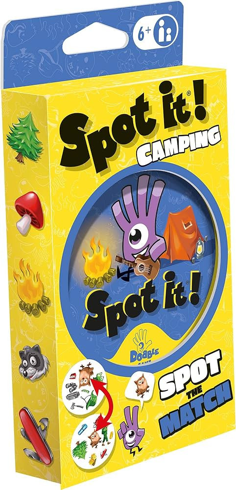 Zygomatic Spot It! Camping Card Game (Eco-Blister)| Matching Game | Fun Kids Game for Family Game... | Amazon (US)