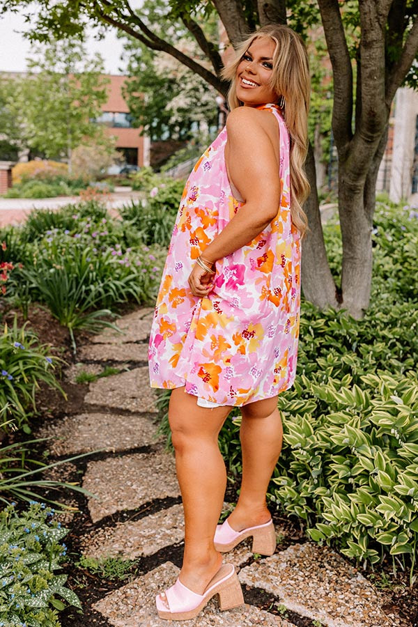 Fresh Roses Shift Dress Curves | Impressions Online Boutique
