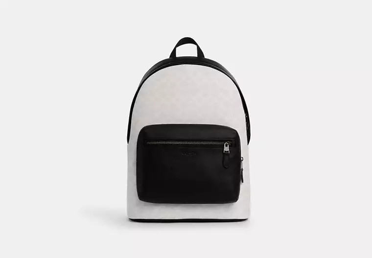 West Backpack In Signature Canvas | Coach (US)