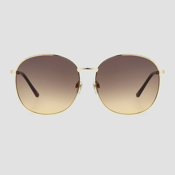 Women's Oversized Metal Round Sunglasses - Universal Thread™ Gold | Target