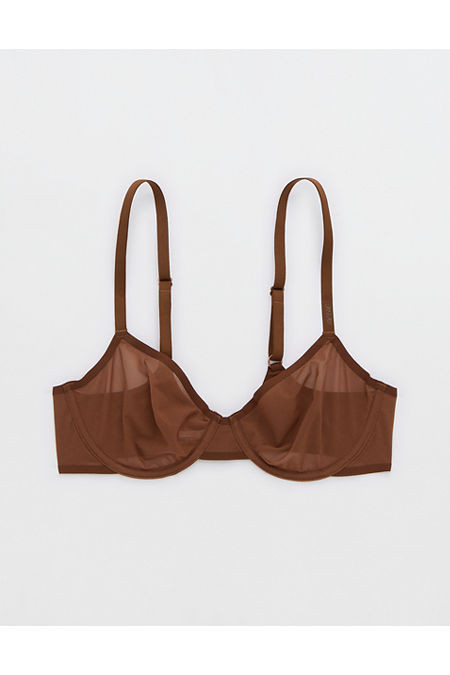 SMOOTHEZ Mesh Unlined Bra Women's Universe 32B | American Eagle Outfitters (US & CA)