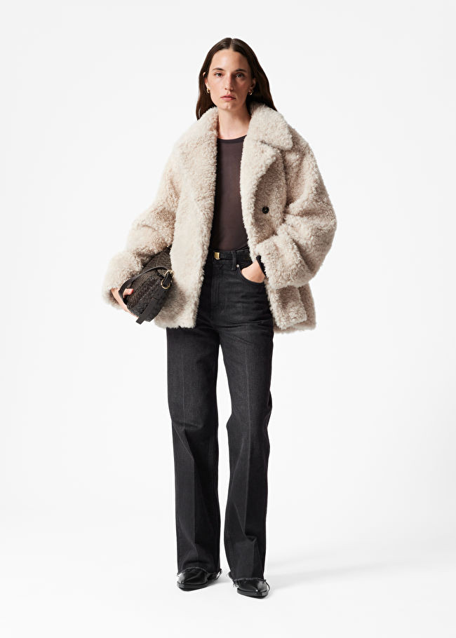 Wool-Blend Faux-Fur Jacket | & Other Stories US