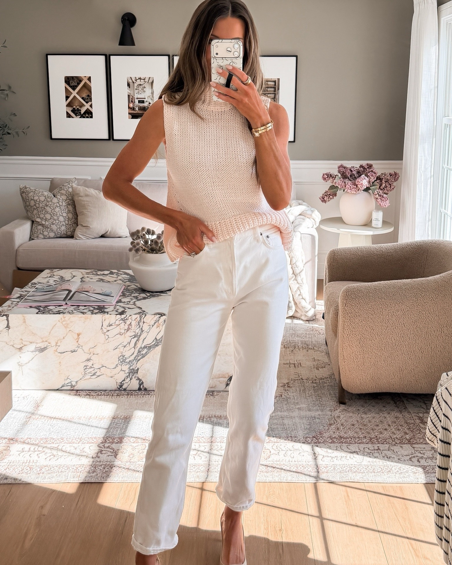 Elevated casual pieces for spring! I’m loving this knit vest tank top from Brochu Walker! It’s comfortable, soft, and elevated for dressing up with a skirt or trousers, or dressing down with jeans. 

#LTKootd #LTKgrwm #LTKmomlife