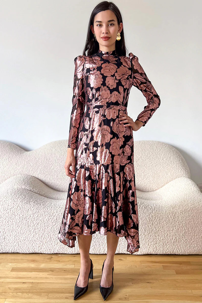 Connie Brocade Dress | Party Cocktail Dress | YUMI KIM | Yumi Kim