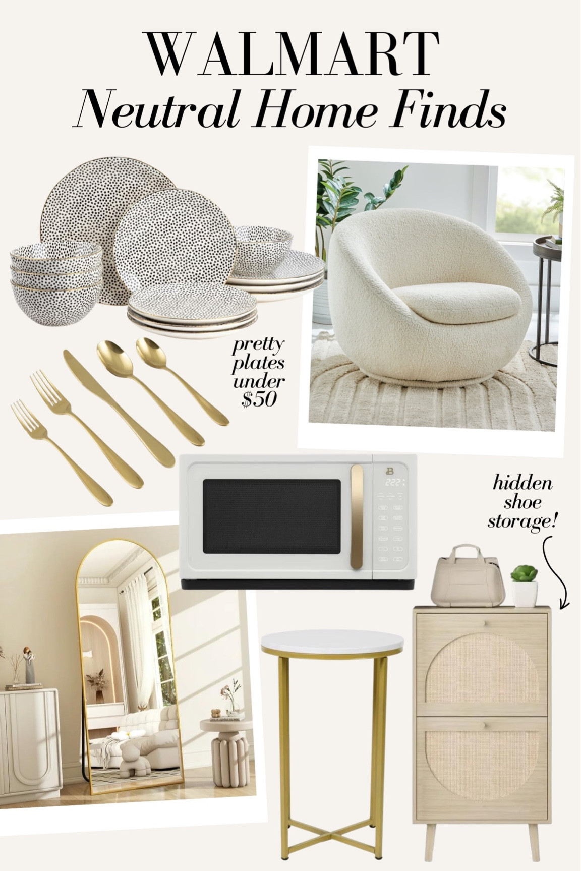 Neutral home finds from Walmart! 

#walmart #walmartpartner

#LTKhome