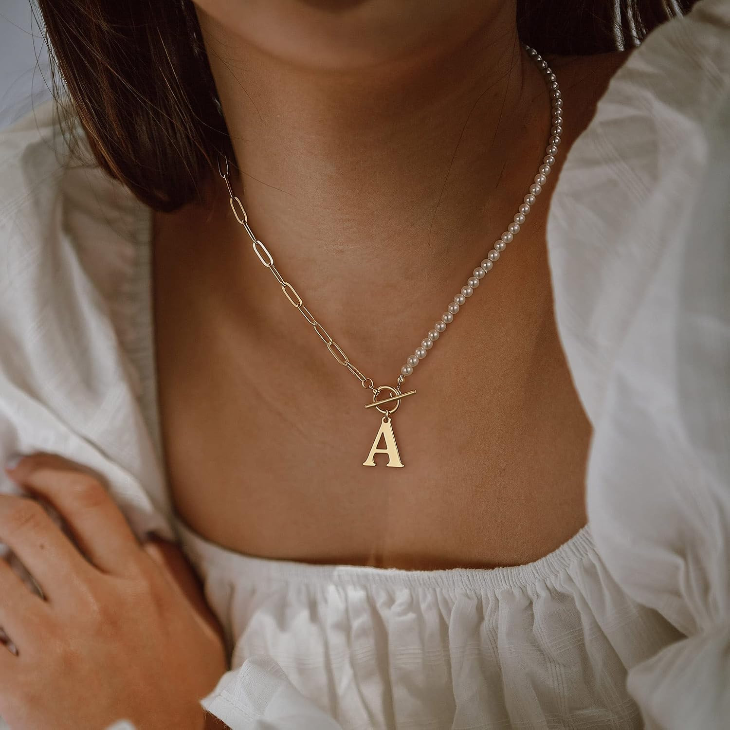 Yoosteel Gold Initial Necklace For Women | Amazon (US)