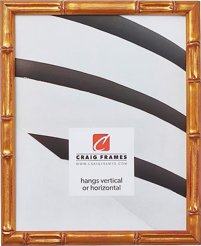 Craig Frames Vintage Gold Bamboo Composite Picture Frame, 13 by 19-Inch | Amazon (US)