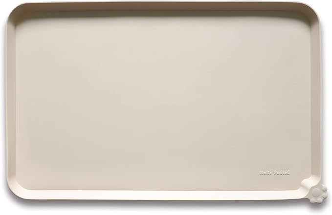 Hoki Found Silicone Pet Food Mats Tray - High-Lips Pet Dog Cat Bowl Mats - Dog Pet Cat Feeding Ma... | Amazon (US)