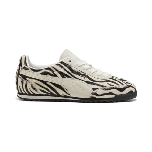 PUMA Womens Arizona Zebra Print Lace Up Sneakers Shoes Casual - Black - Size 10 M | Amazon (US)