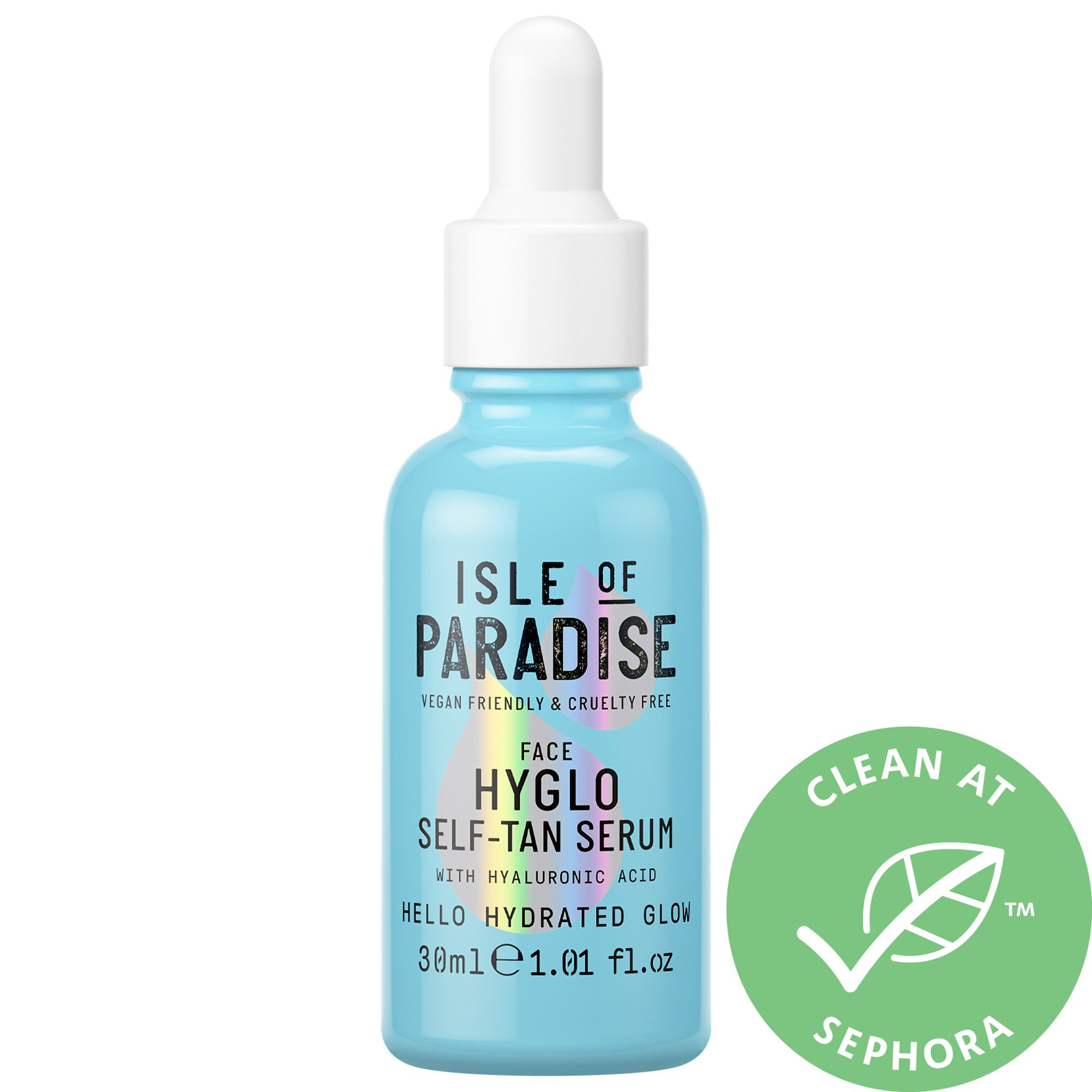 Isle of Paradise Hyglo Hyaluronic Self-Tan Face Serum 1.01 oz/ 30 mL | Sephora (US)