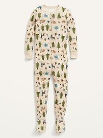 Unisex Printed Footed Pajama One-Piece for Toddler &#x26; Baby | Old Navy (US)