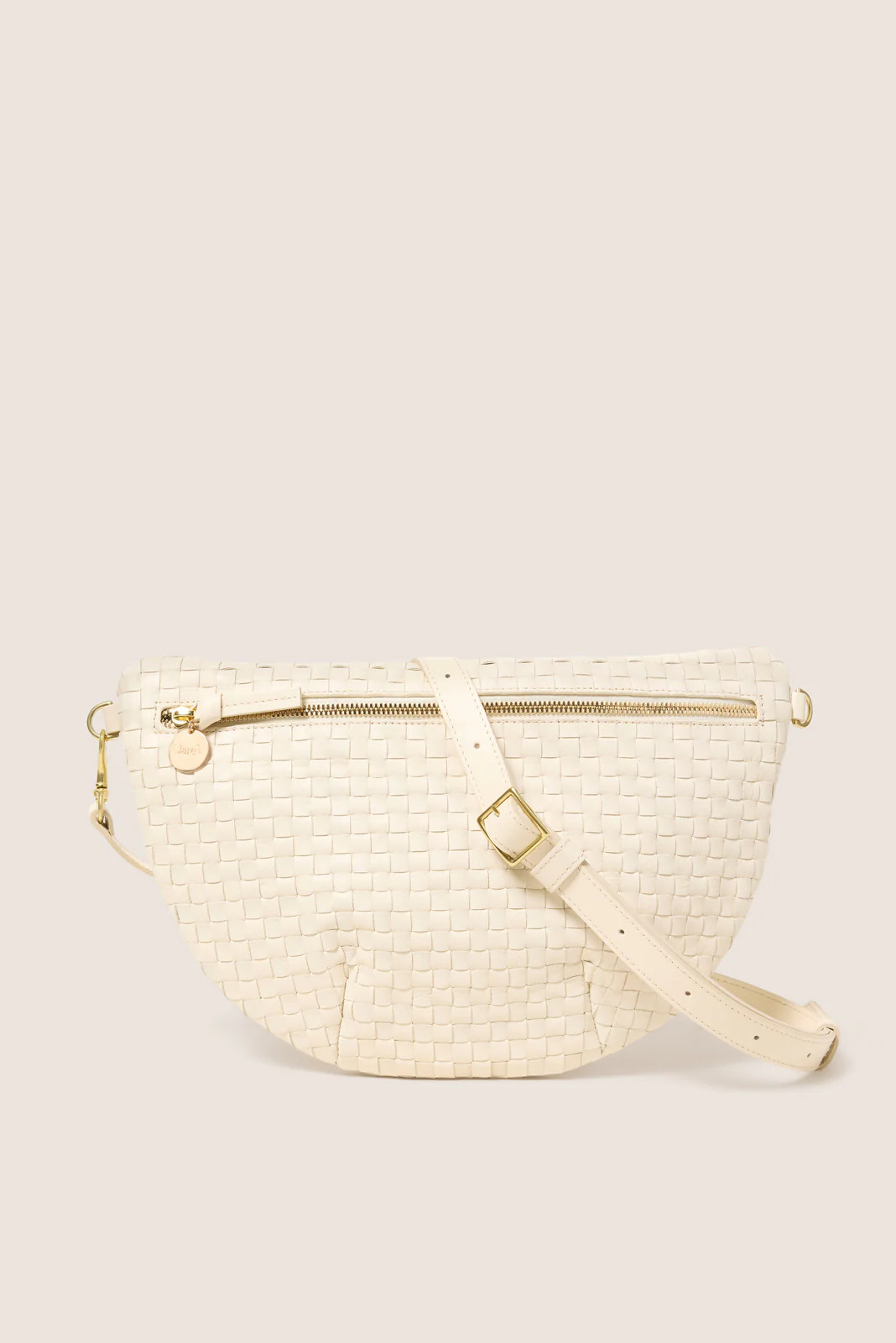 CLARE V. Women's Grande Fanny Bag, White | Evereve