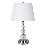 ORE International 6288T Crystal Table Lamp, Chrome | Amazon (US)