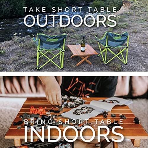 Simple Setup Basic Short Table All-Purpose Use and Portability - Beach, Picnic, Camp, Or As A Gif... | Amazon (US)